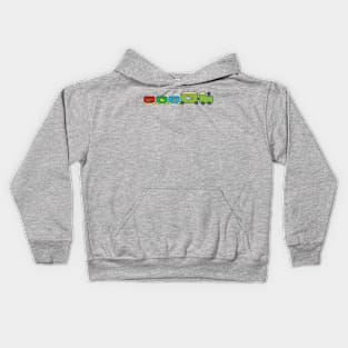 cartoon train Kids Hoodie